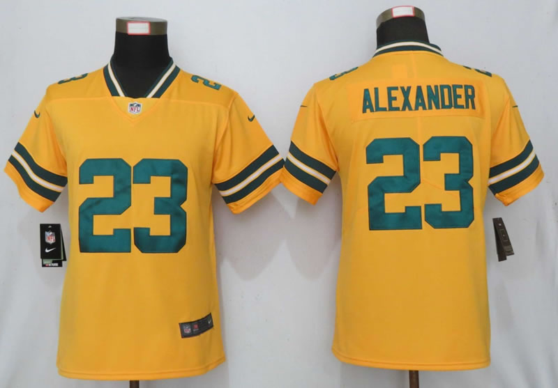 Women Nike Green Bay Packers 23 Alexander Vapor Untouchable Nike Gold Inverted Limited Jersey,We sell and wholesale Women Nike Green Bay Packers 23 Alexander Vapor Untouchable Nike Gold Inverted Limited Jersey on line form chian!